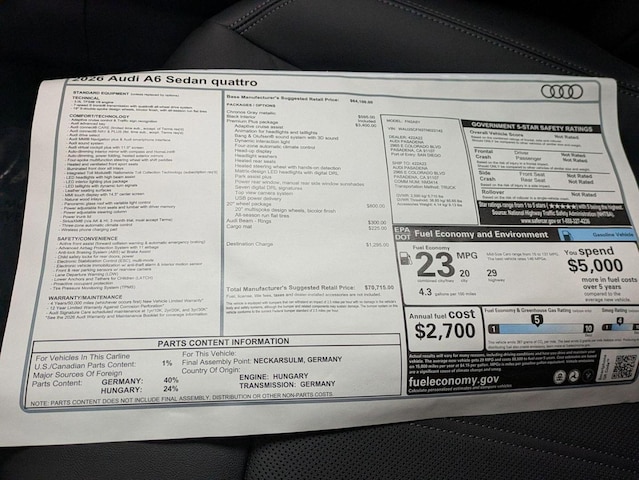 2026 Audi A6 Premium Plus - Photo 18
