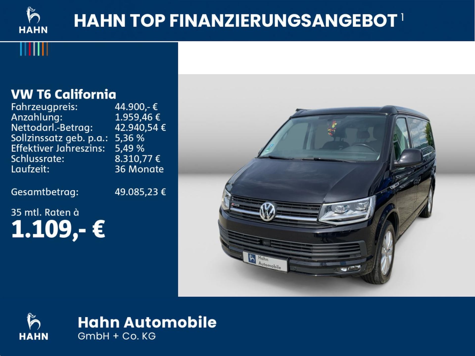 Volkswagen T6 California Beach