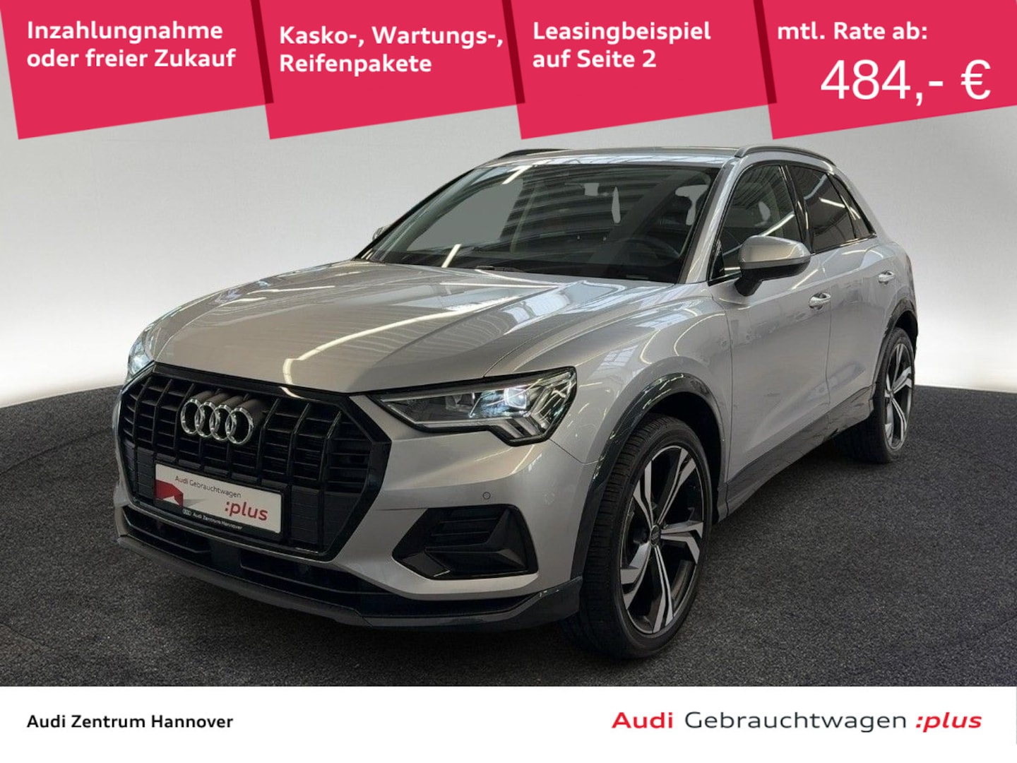 Bild über Audi Q3 TFSI 110 kW S tronic - für weitere Informationen kontaktieren Sie den Audi Partner