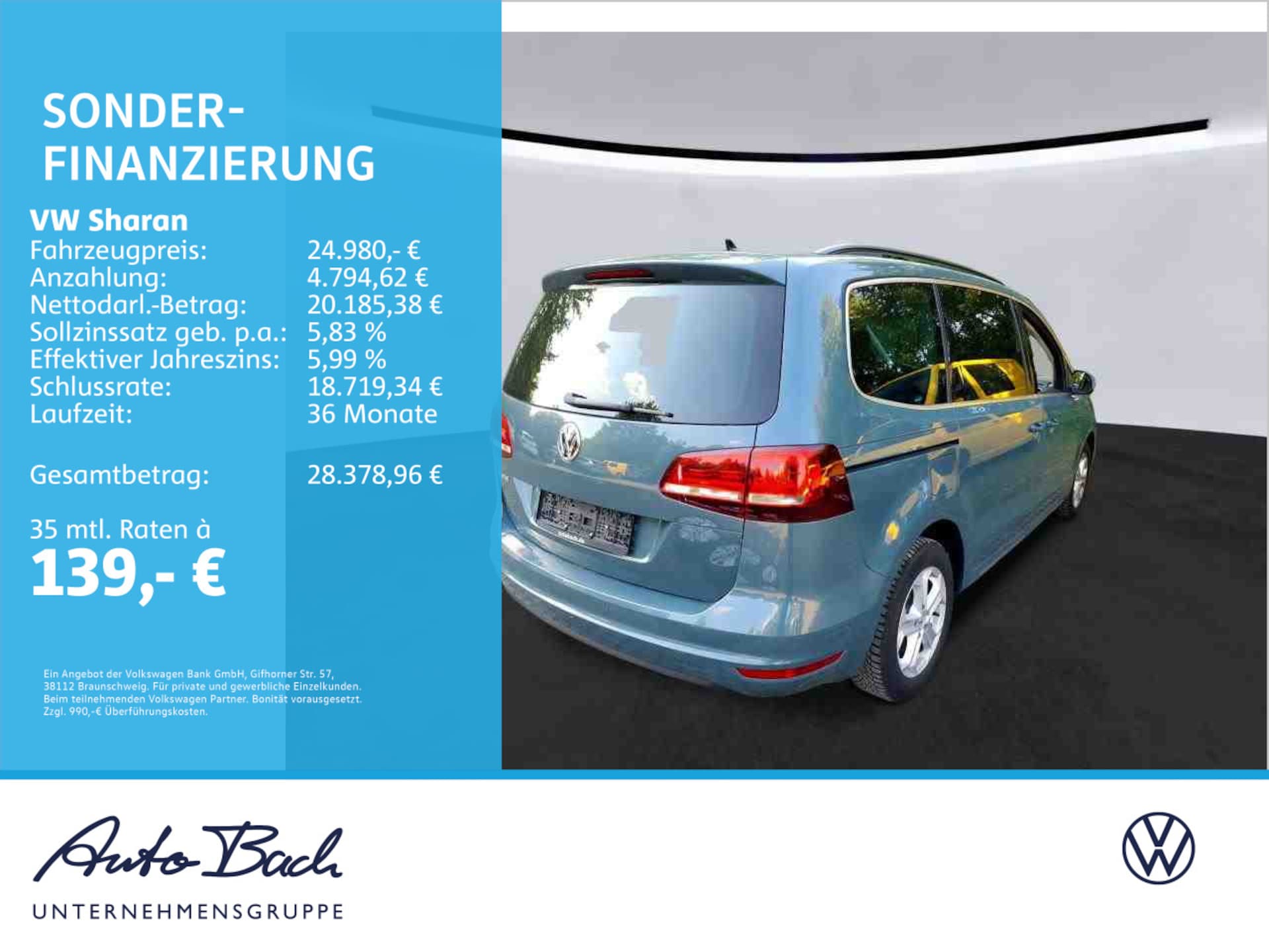 Volkswagen Sharan Comfortline