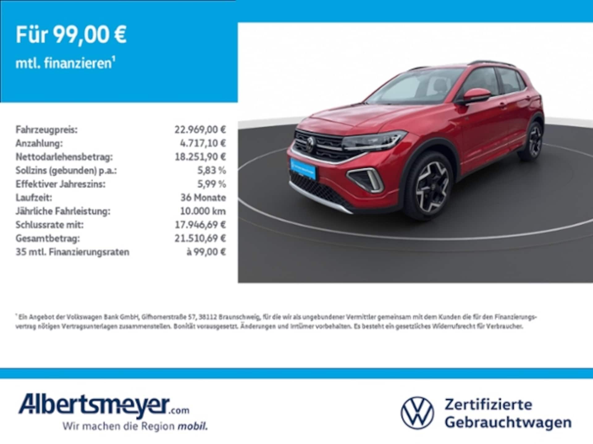 Volkswagen T-Cross R-Line