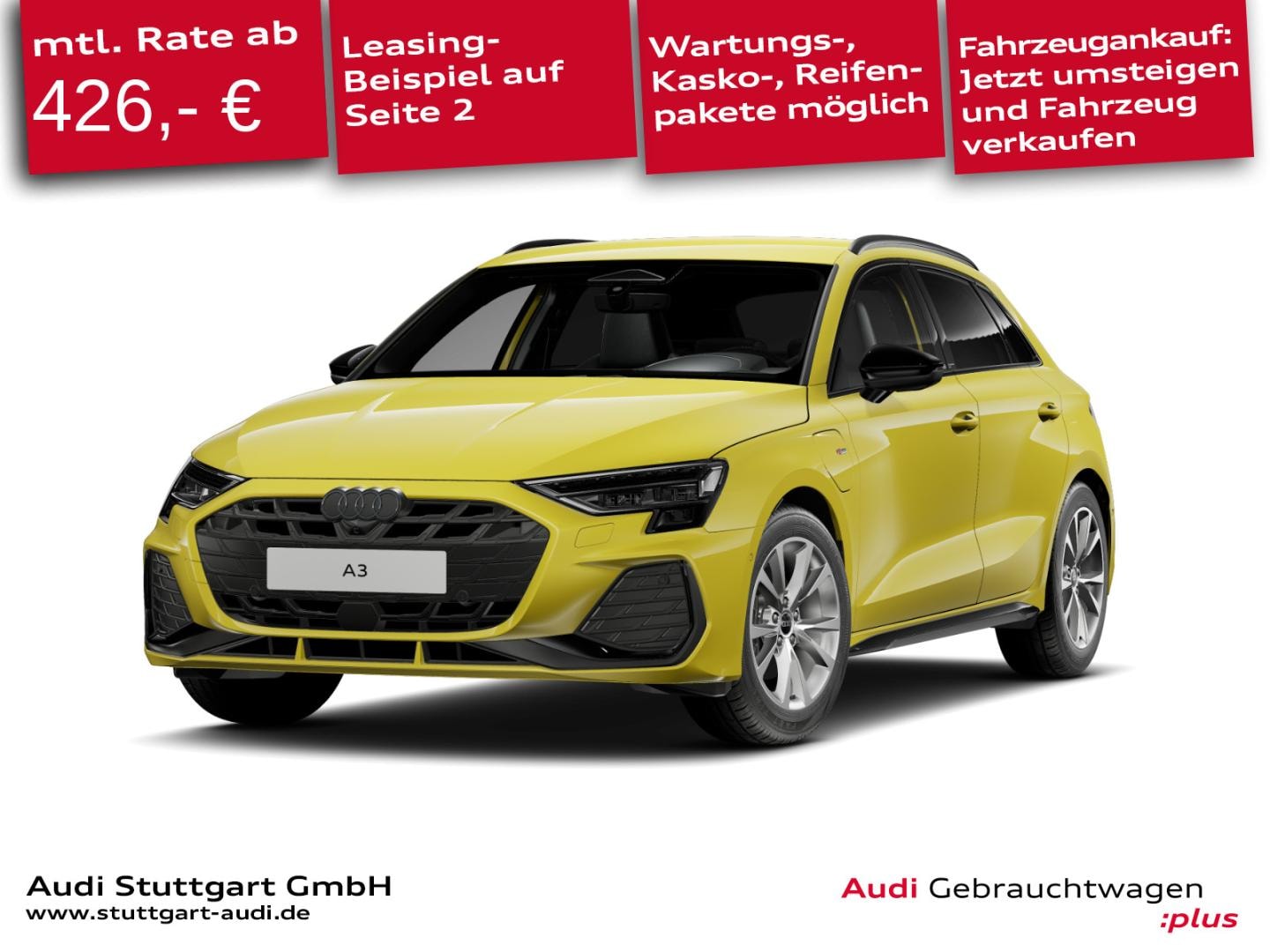 Bild über Audi A3 Sportback TFSI e TFSI e 150 kW S tronic - für weitere Informationen kontaktieren Sie den Audi Partner