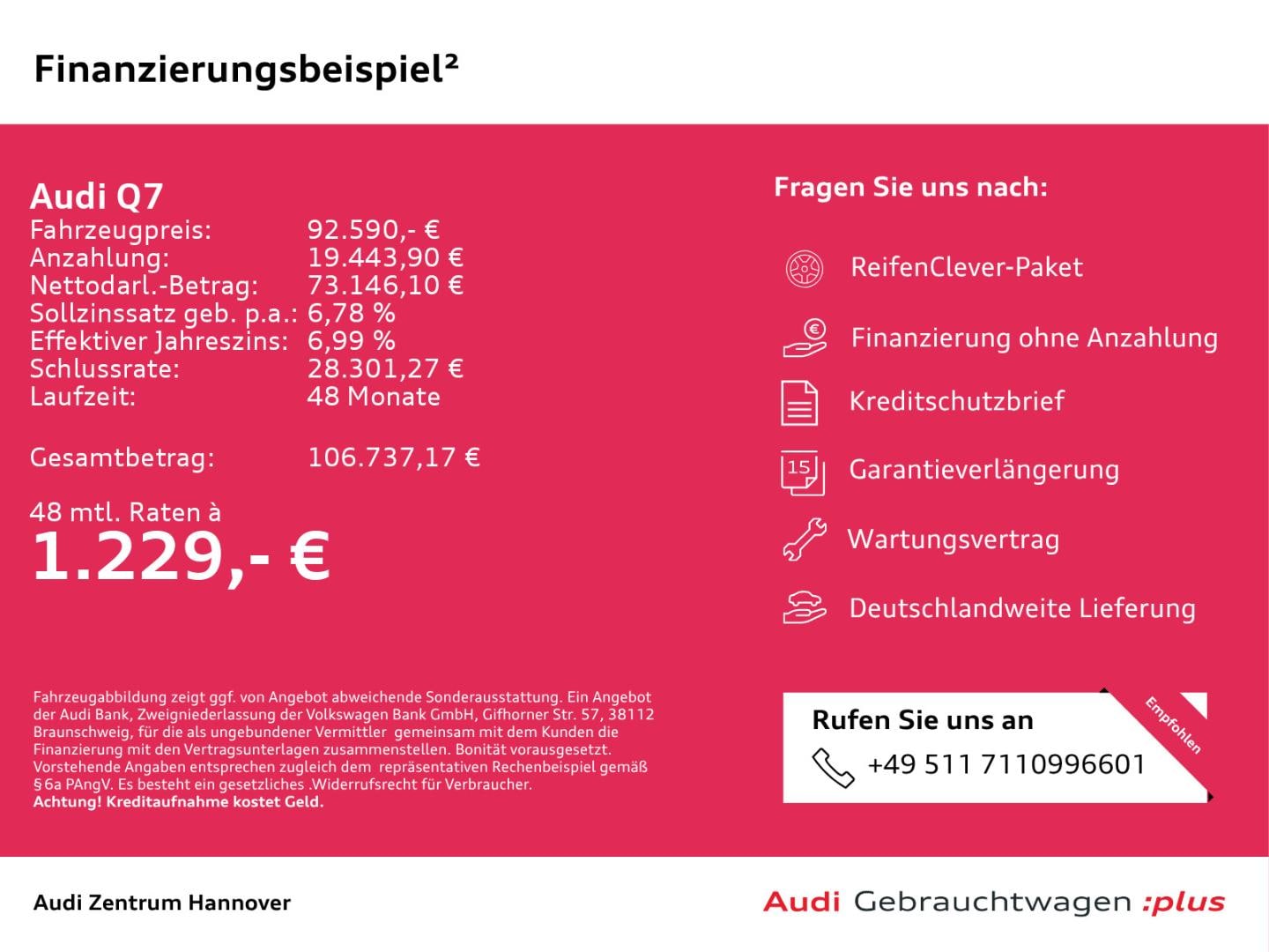 Bild über Audi Q7 SUV S line business TDI quattro 210 kW tiptronic - für weitere Informationen kontaktieren Sie den Audi Partner