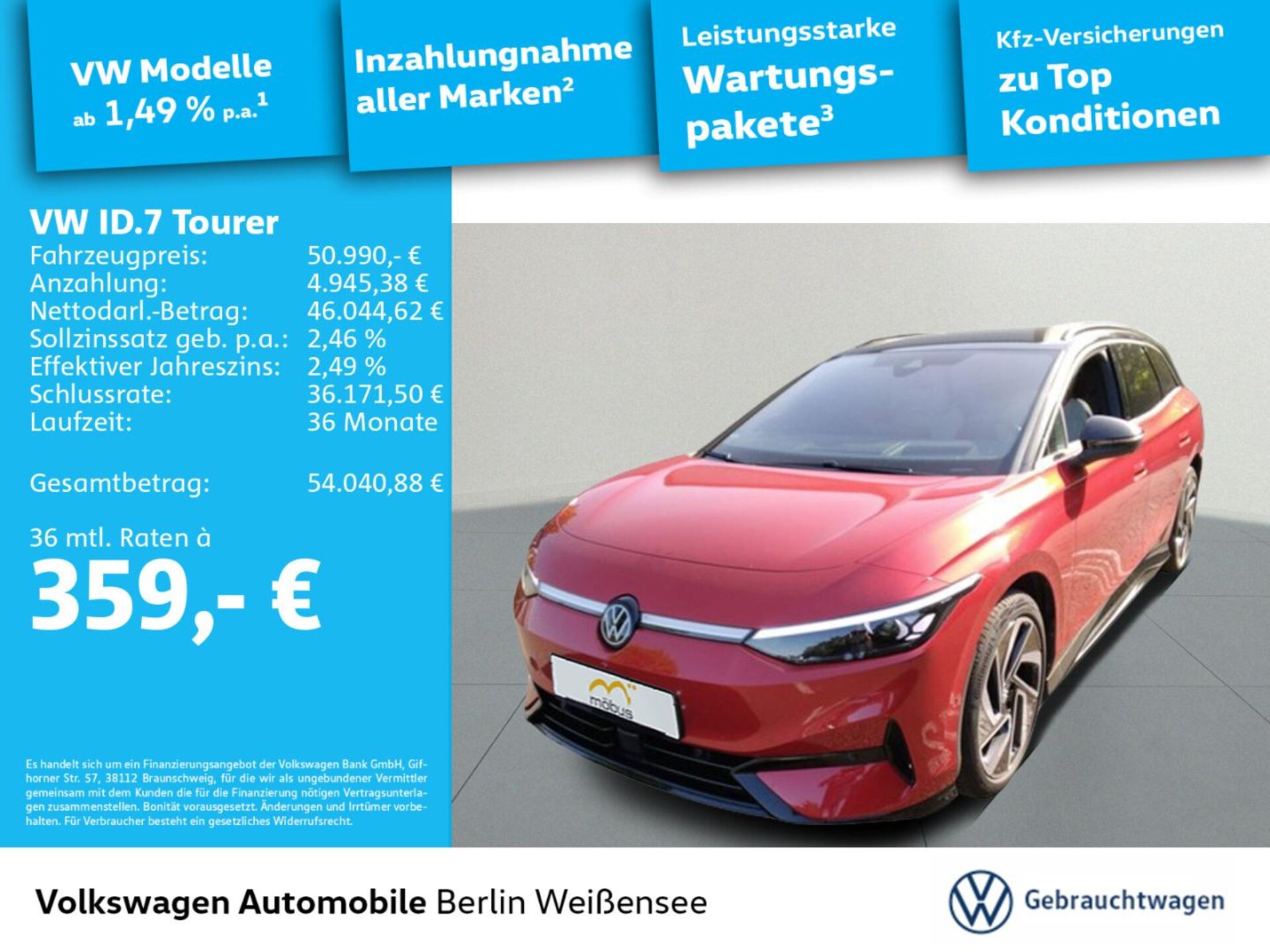Volkswagen ID.7 Tourer Pro