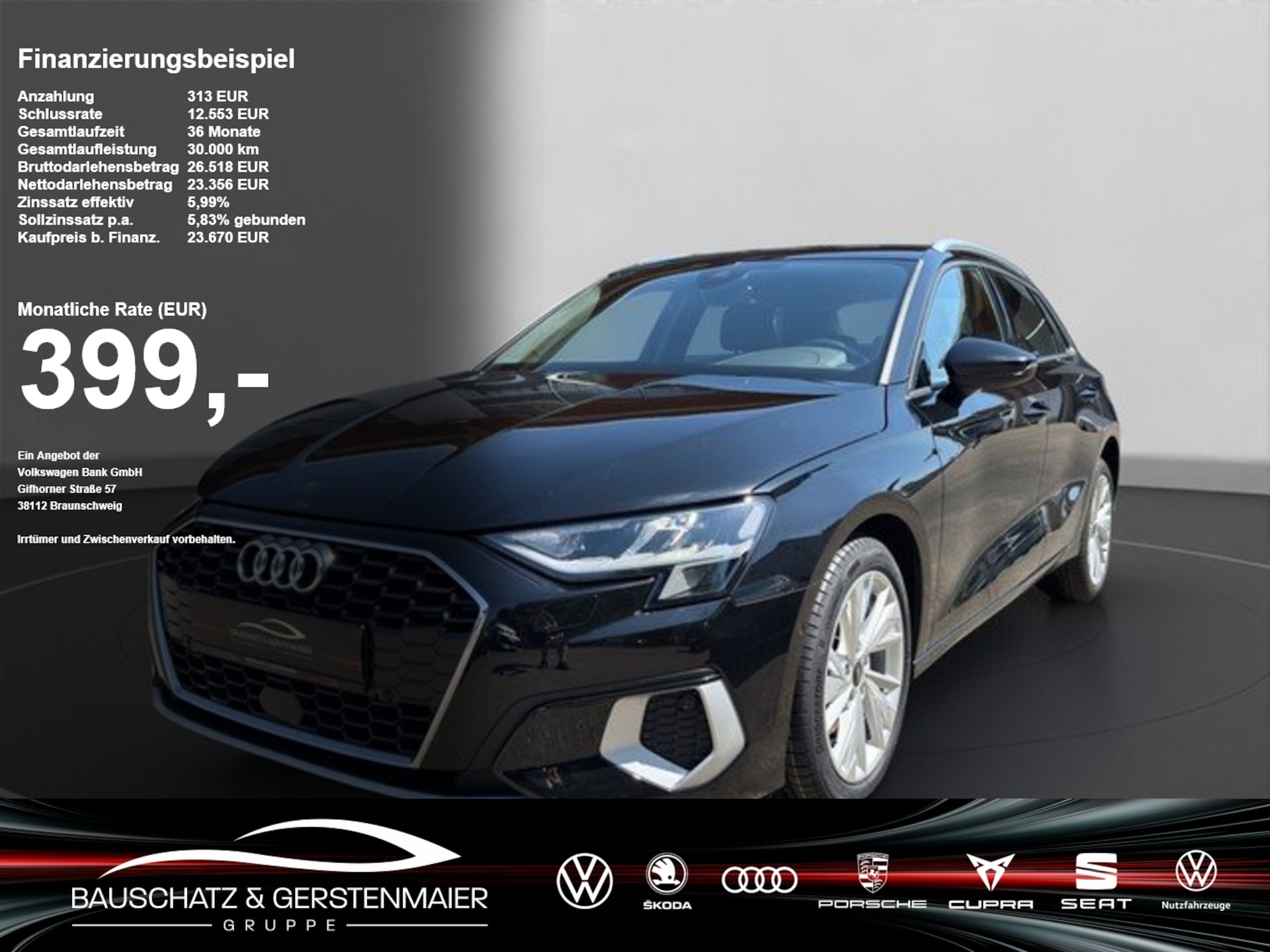 Audi A3 Sportback Advanced