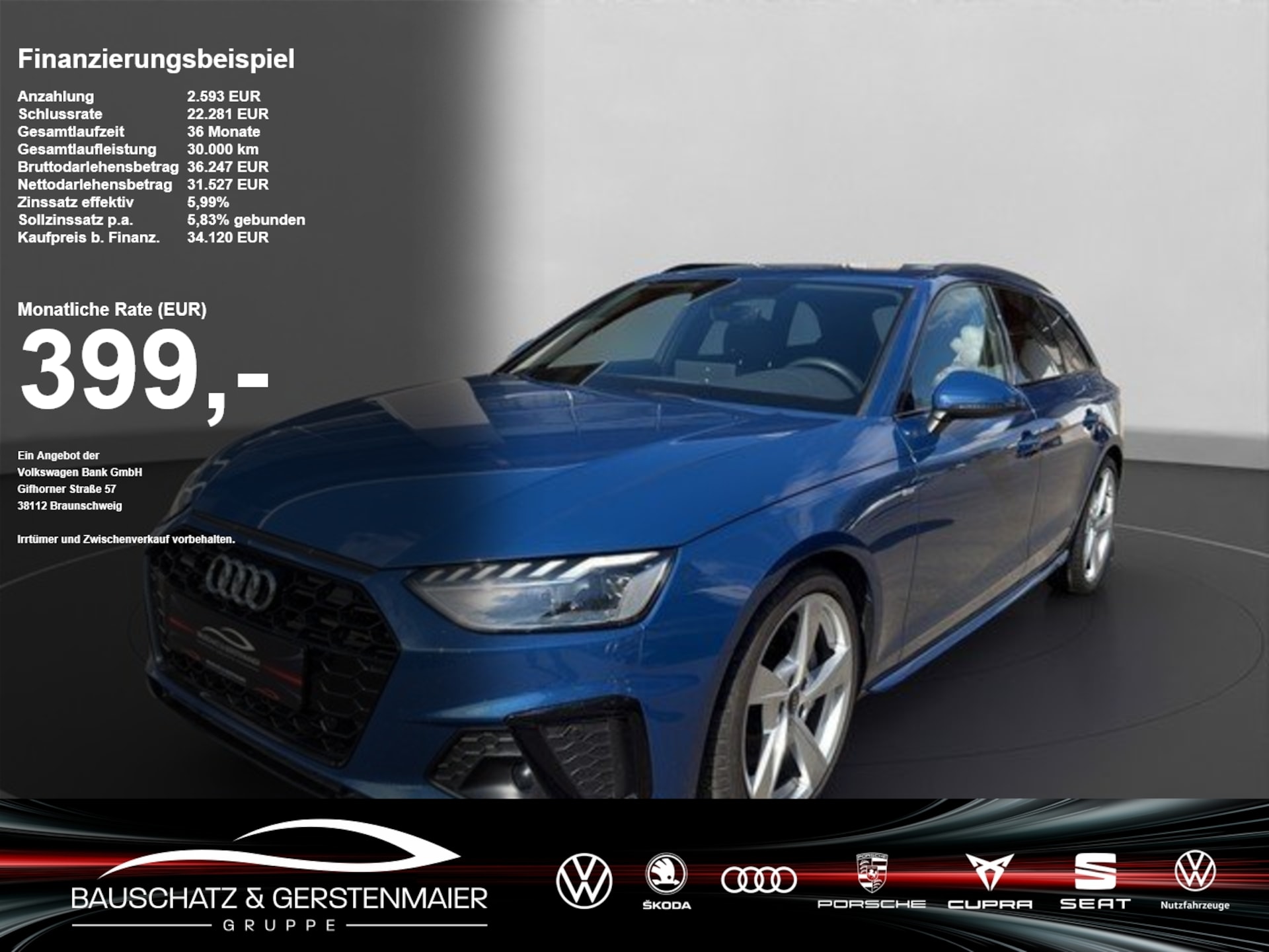 Audi A4 Avant S line