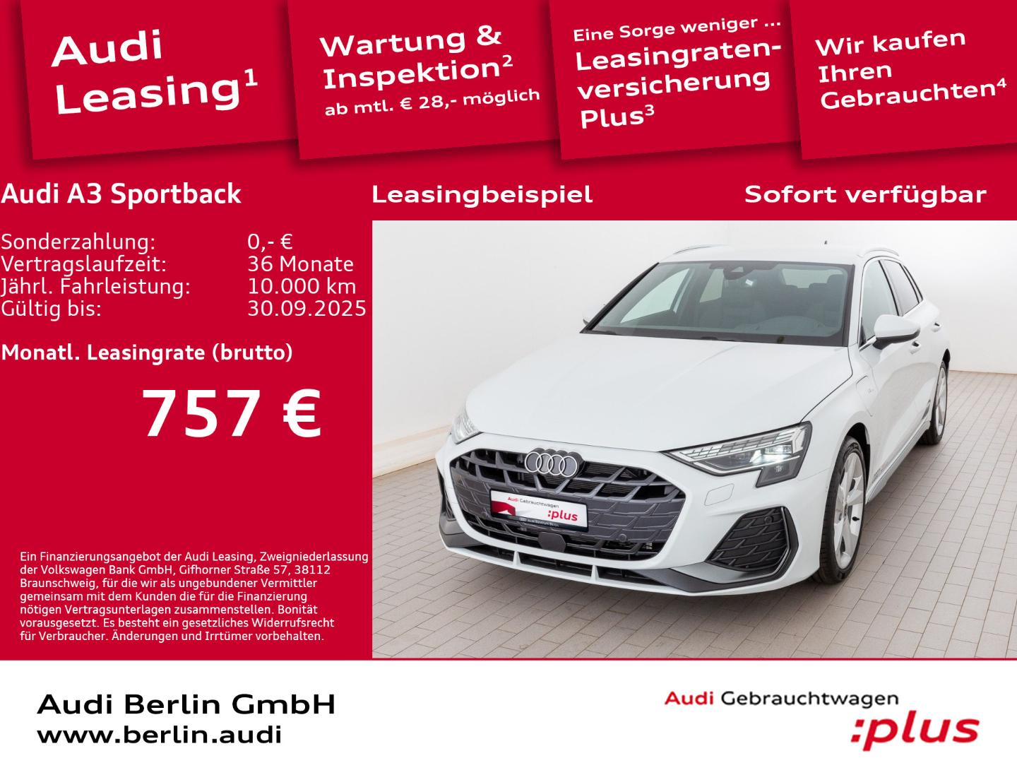 Image about Audi A3 Sportback TFSI e S line 45 TFSI e S tronic
