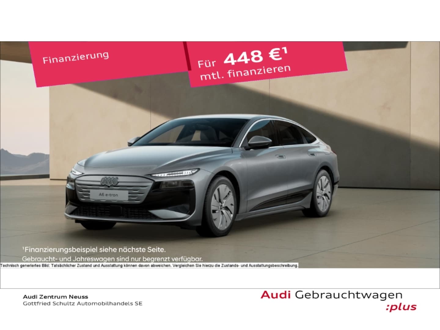 Bild über Audi A6 Sportback e-tron e-tron performance - für weitere Informationen kontaktieren Sie den Audi Partner