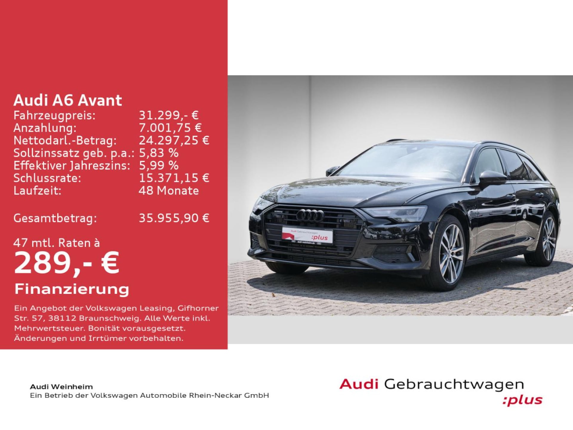 Audi A6 Avant TFSI e Sport