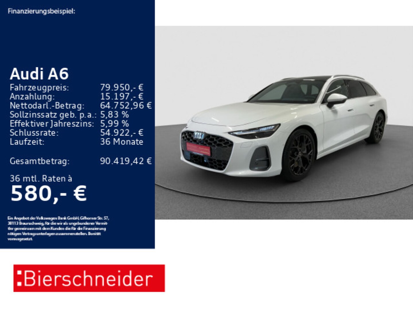 Bild über Audi A6 Avant TDI quattro 220 kW S tronic - für weitere Informationen kontaktieren Sie den Audi Partner