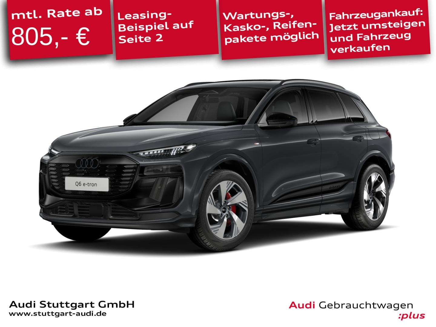 Bild über Audi Q6 SUV e-tron S line business e-tron quattro 315 kW - für weitere Informationen kontaktieren Sie den Audi Partner