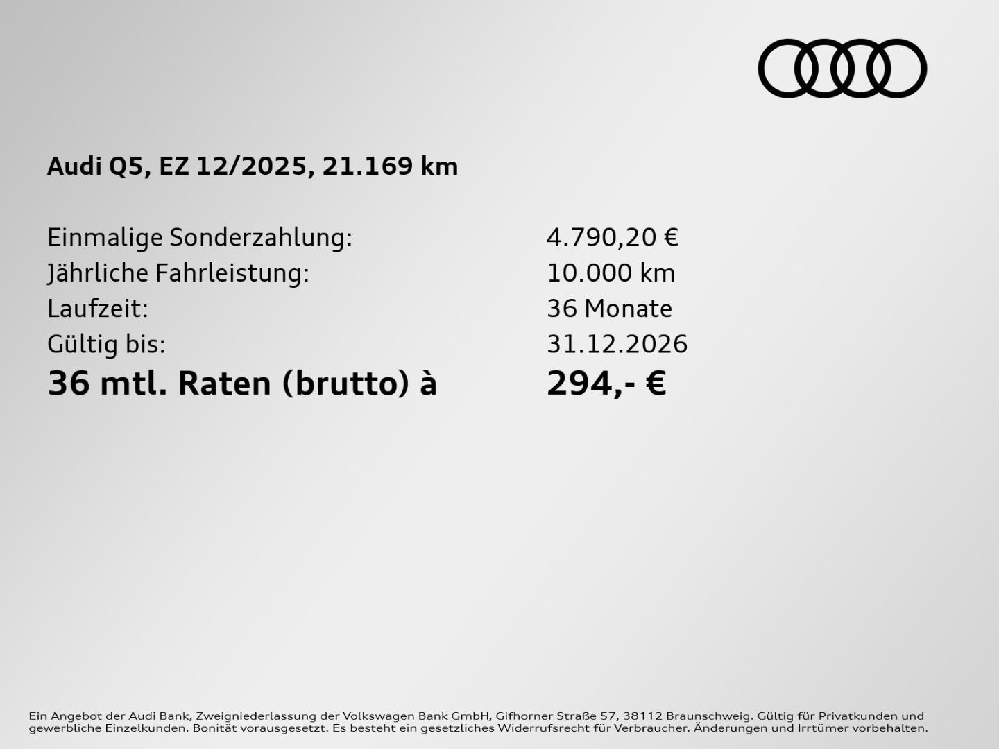Bild über Audi Q5 SUV TDI quattro 150 kW S tronic - für weitere Informationen kontaktieren Sie den Audi Partner