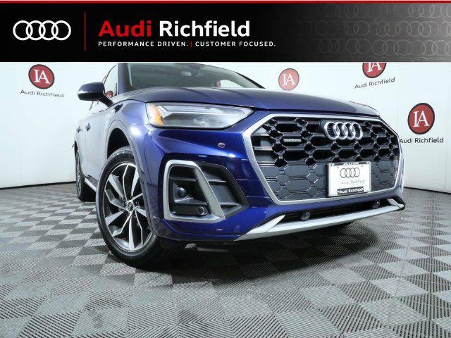 Used 2023 Audi Q5 Premium with VIN WA1GAAFY6P2167213 for sale in Richfield, Minnesota