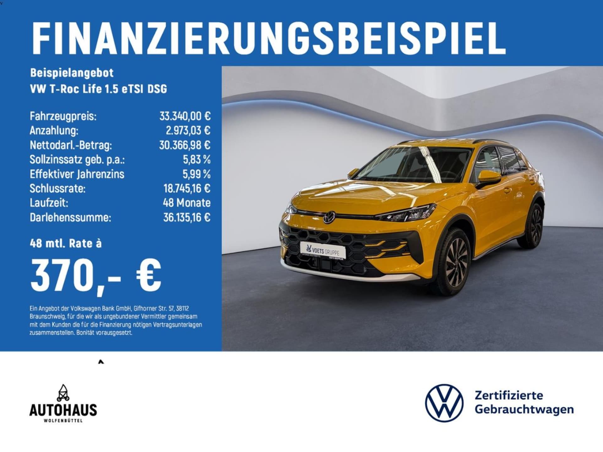 Volkswagen T-Roc Life