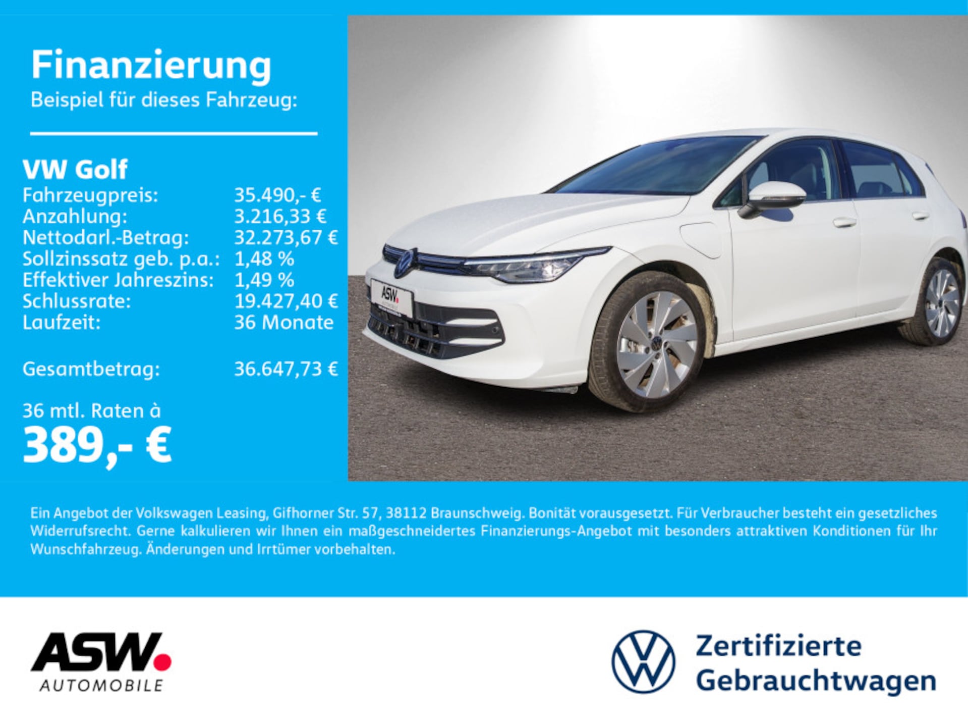 Volkswagen Golf — Volkswagen Golf Golf Style 1.5TSI eHybrid DSG LED Nav RFK HUD VC