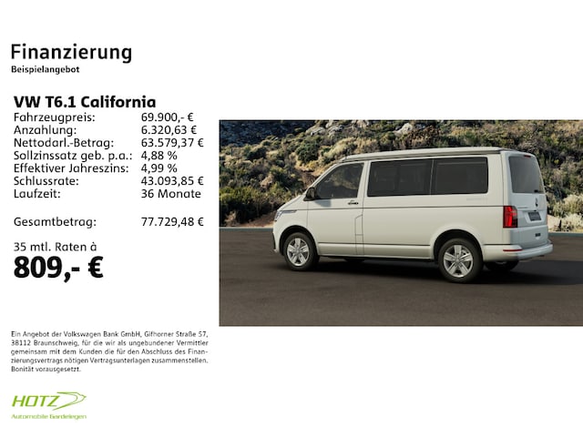 Volkswagen T6.1 California