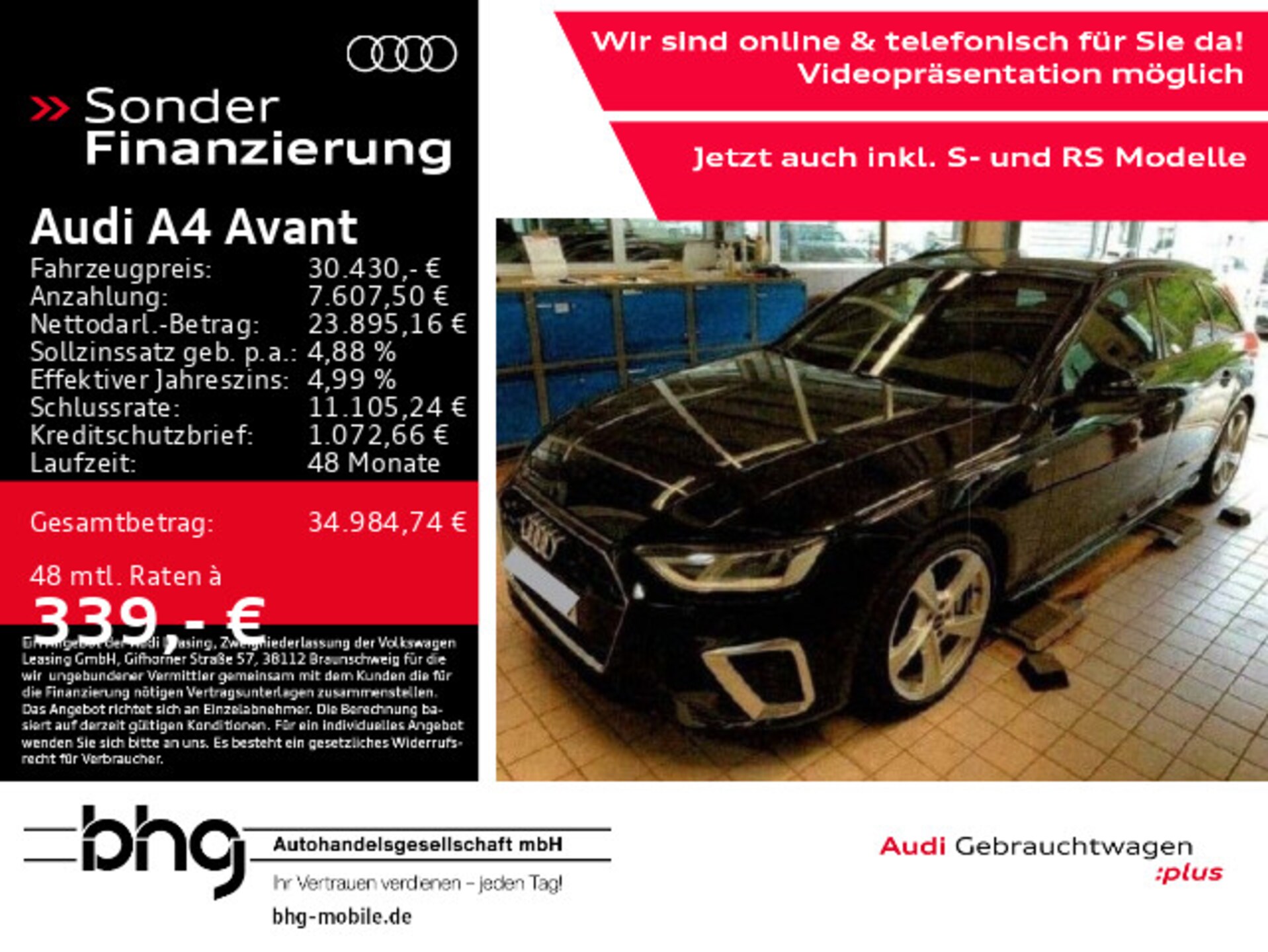 Audi A4 Avant S line