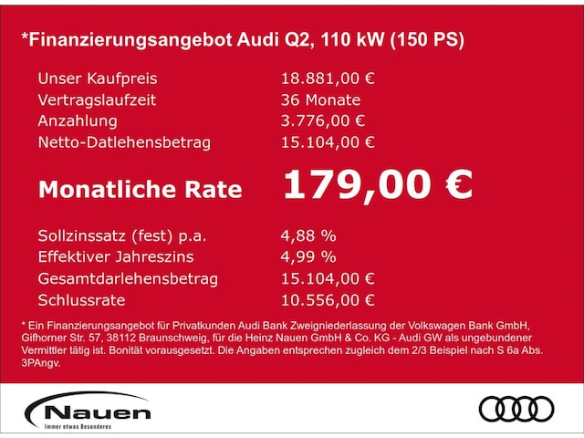 Image about Audi Q2 35 TFSI Schaltgetriebe