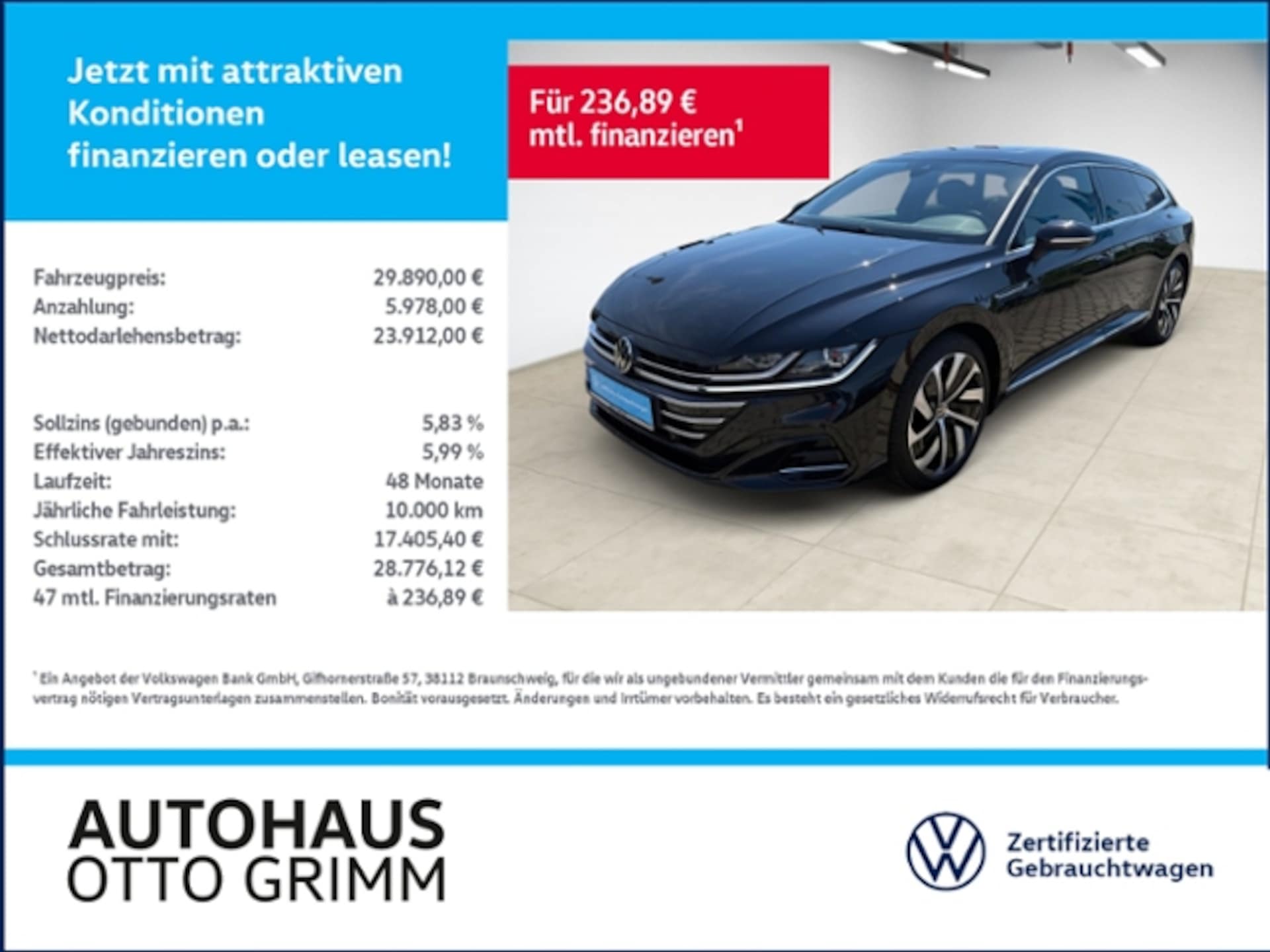 Volkswagen Arteon Shooting Brake R-Line
