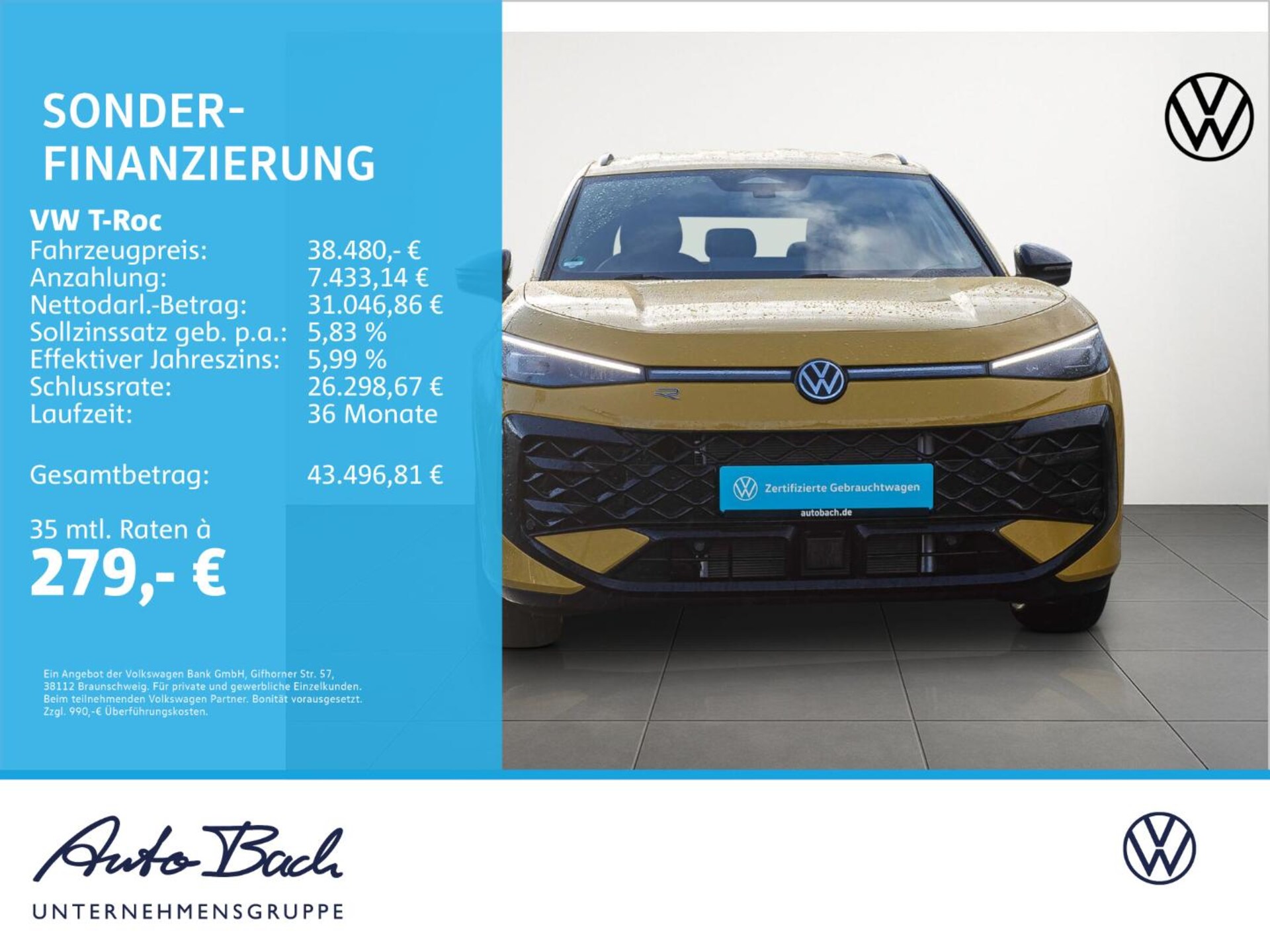 Volkswagen T-Roc R-Line
