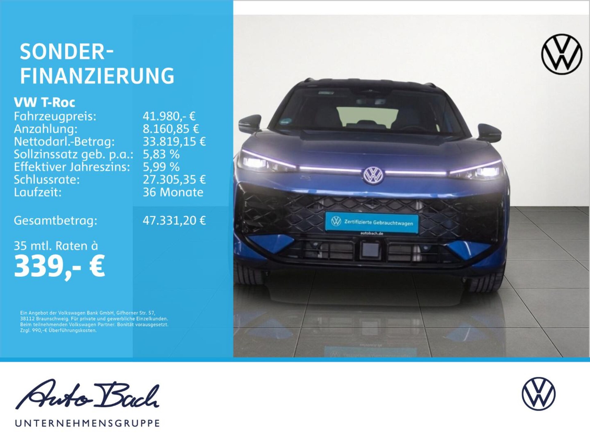 Volkswagen T-Roc R-Line