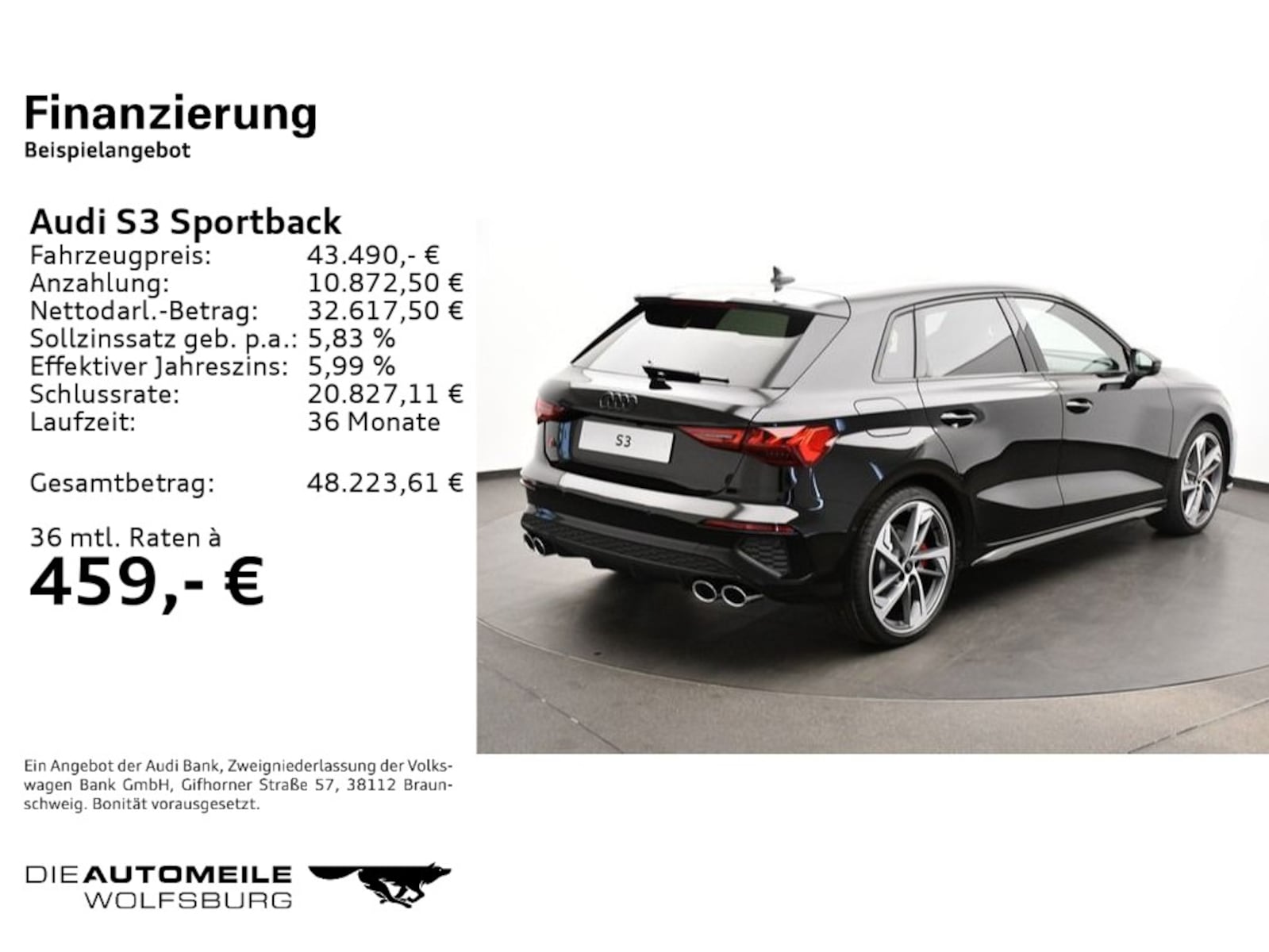 Audi S3 Sportback – Bild 2