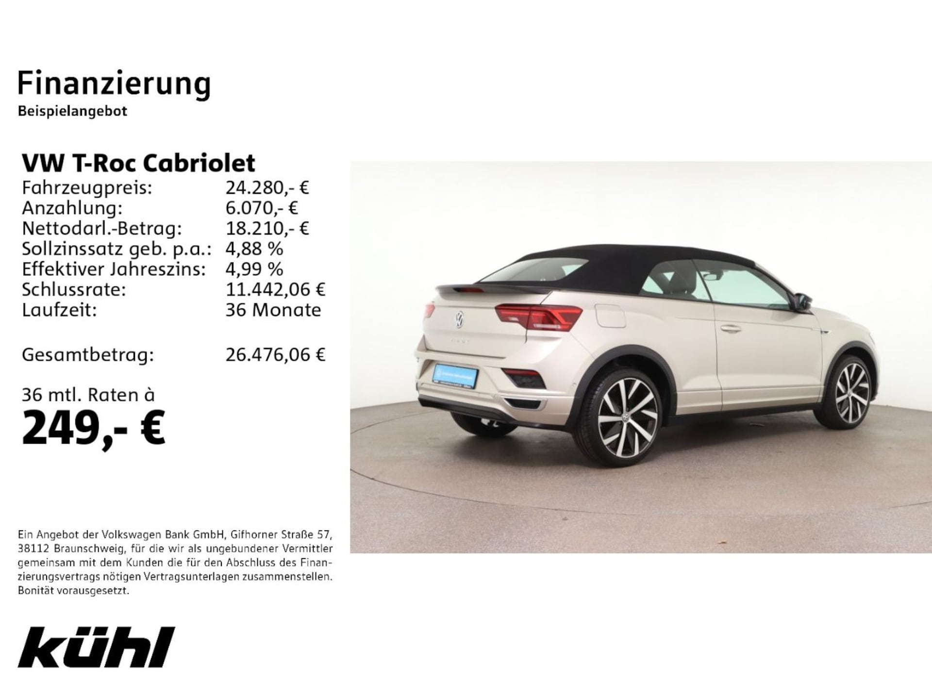 Volkswagen T-Roc Cabriolet R-Line