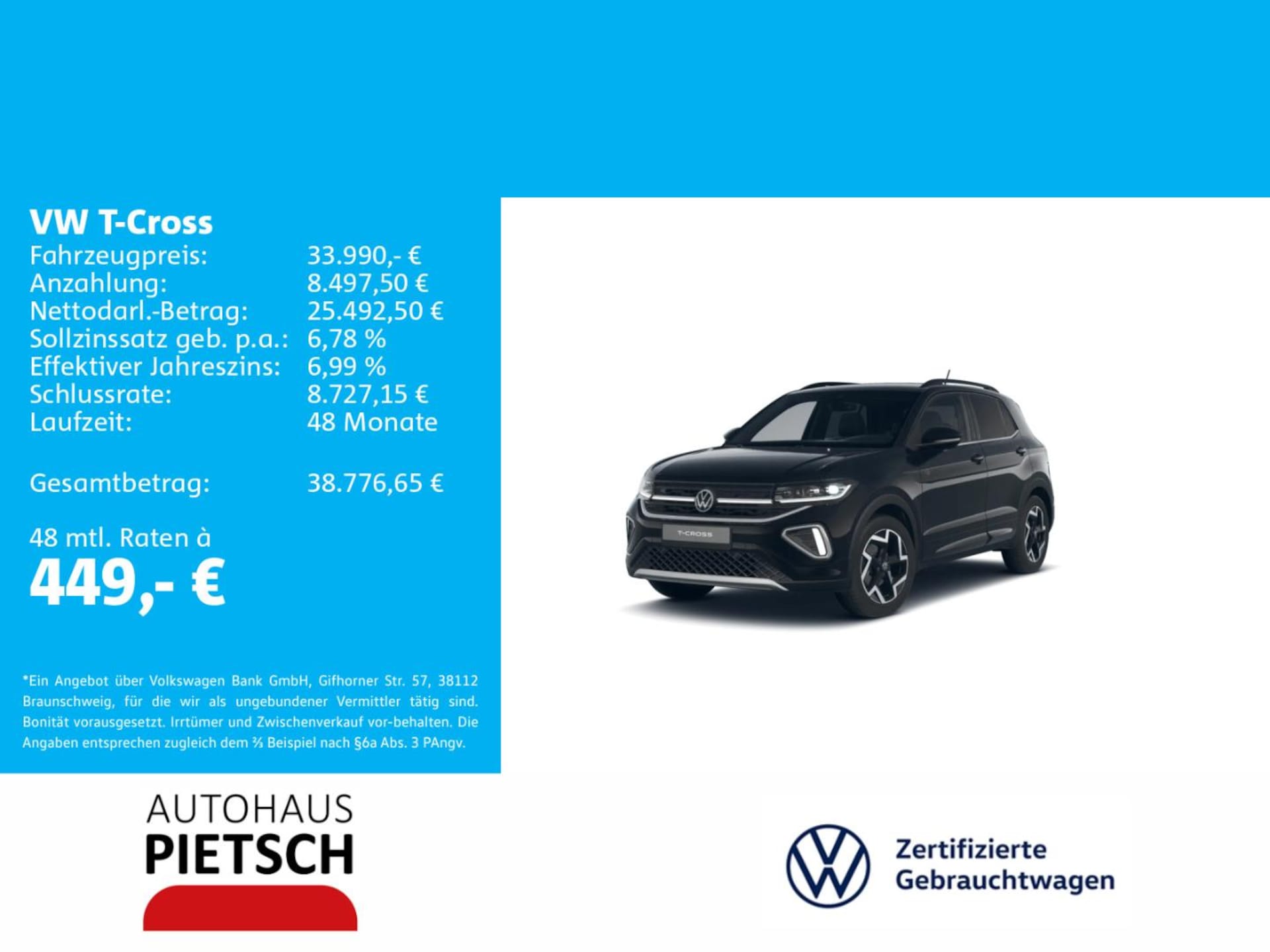 Volkswagen T-Cross R-Line