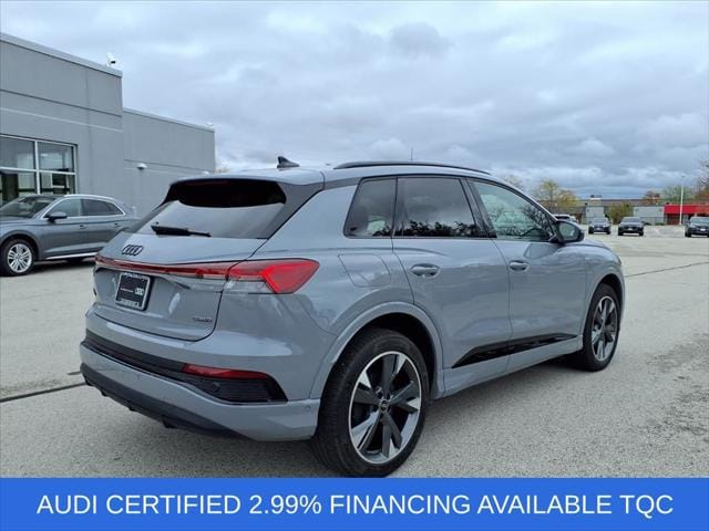 Certified 2023 Audi Q4 e-tron Premium Plus with VIN WA1L2BFZ3PP041095 for sale in Brown Deer, WI