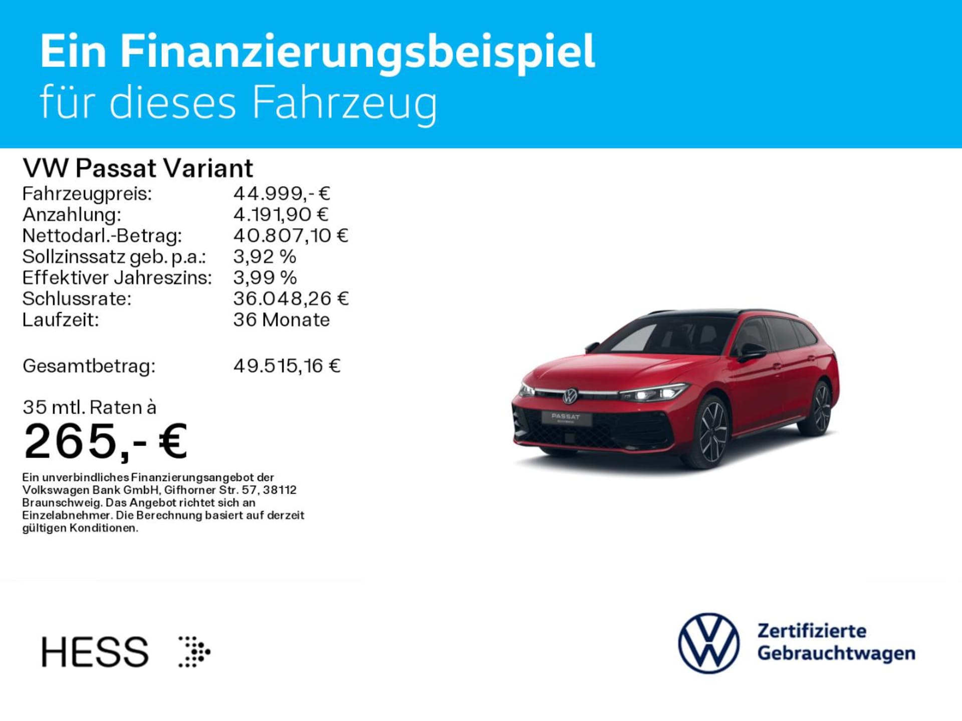 Volkswagen Passat R-Line