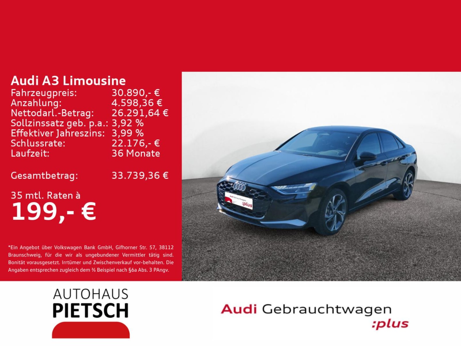 Audi A3 Limousine – Bild 2