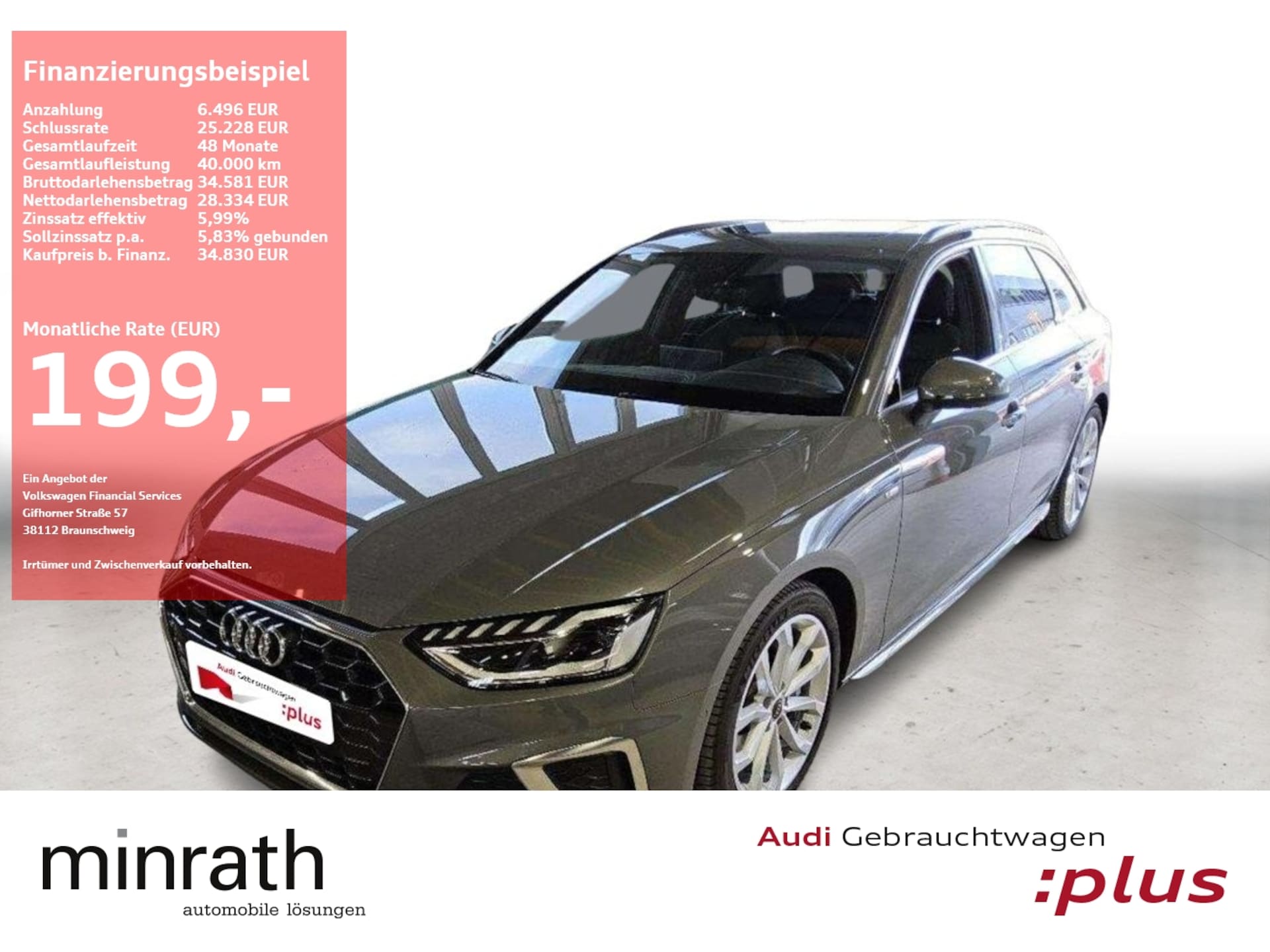Audi A4 Avant S line