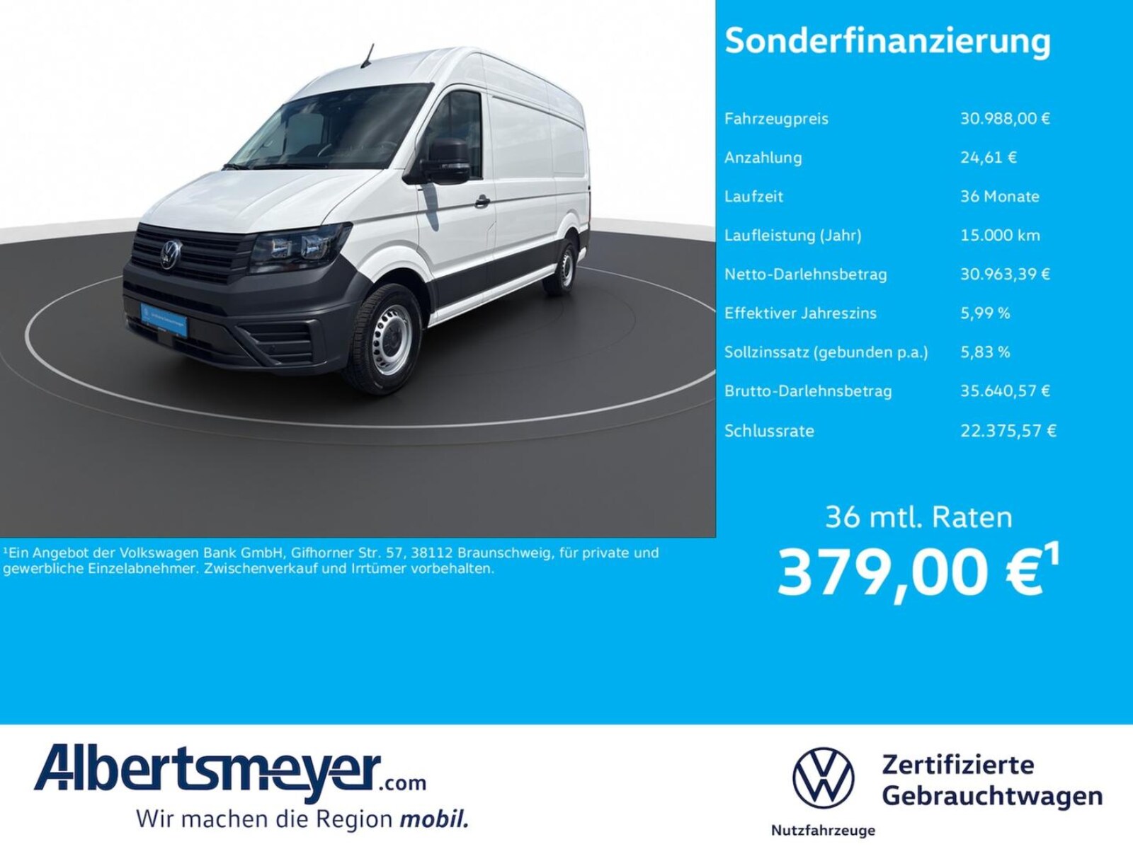 Volkswagen Crafter Kasten mittlerer Radstand – Bild 2