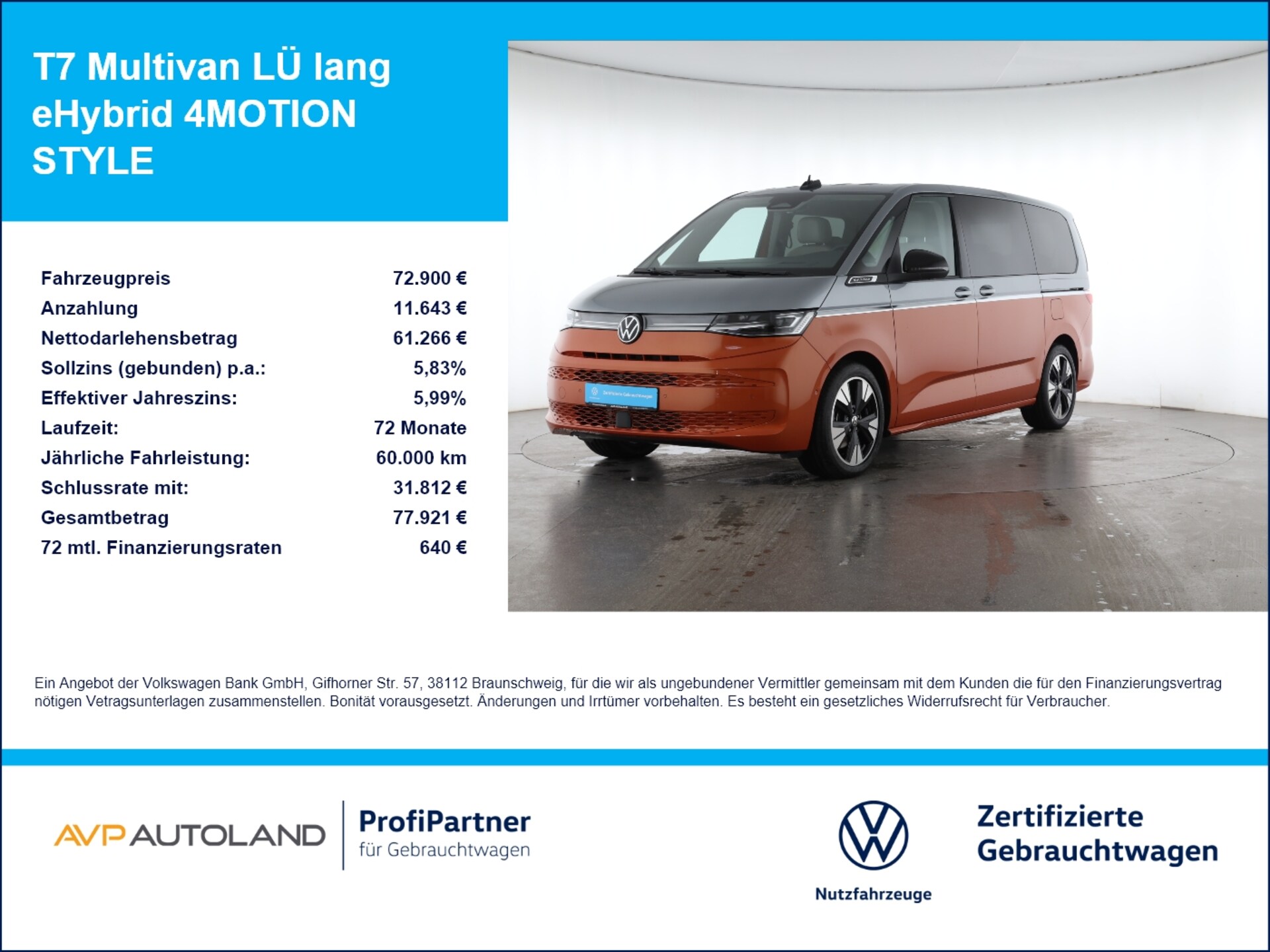 Volkswagen Multivan Langversion Style