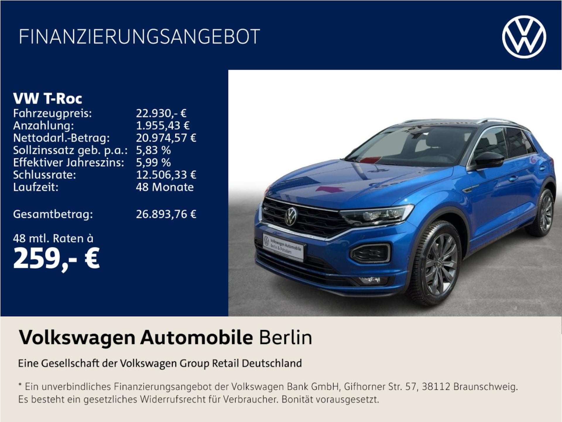 Volkswagen T-Roc Sport