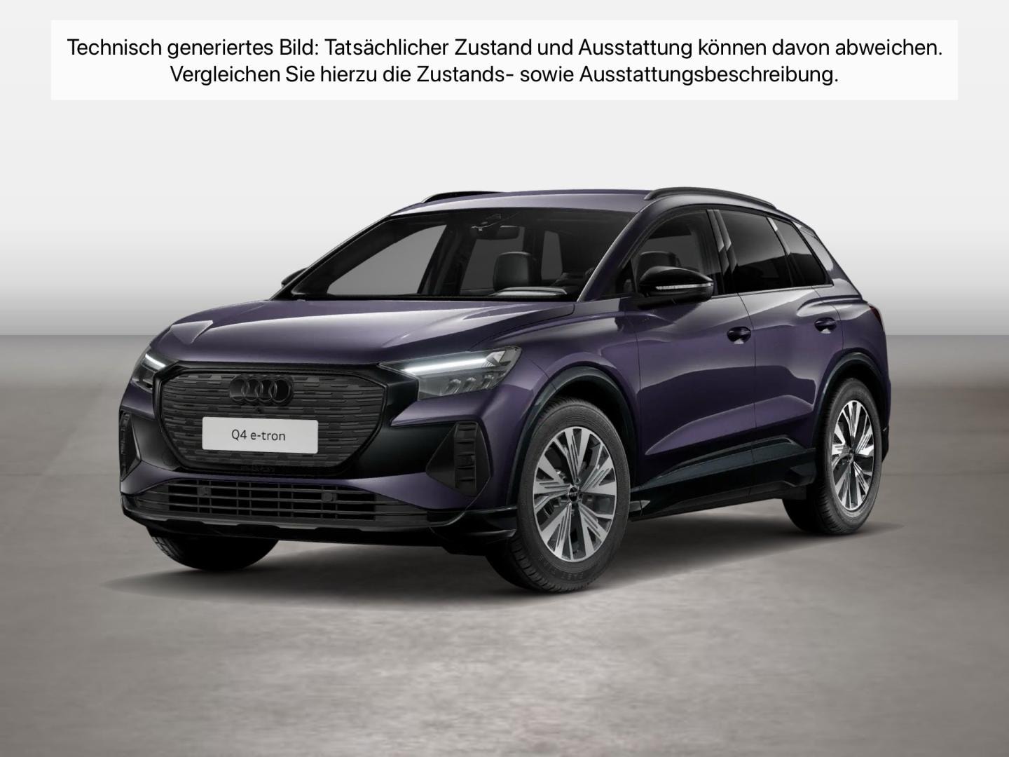 Bild über Audi Q4 e-tron 45 e-tron - für weitere Informationen kontaktieren Sie den Audi Partner