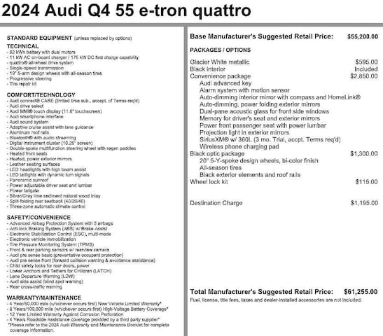 2024 Audi Q4 e-tron