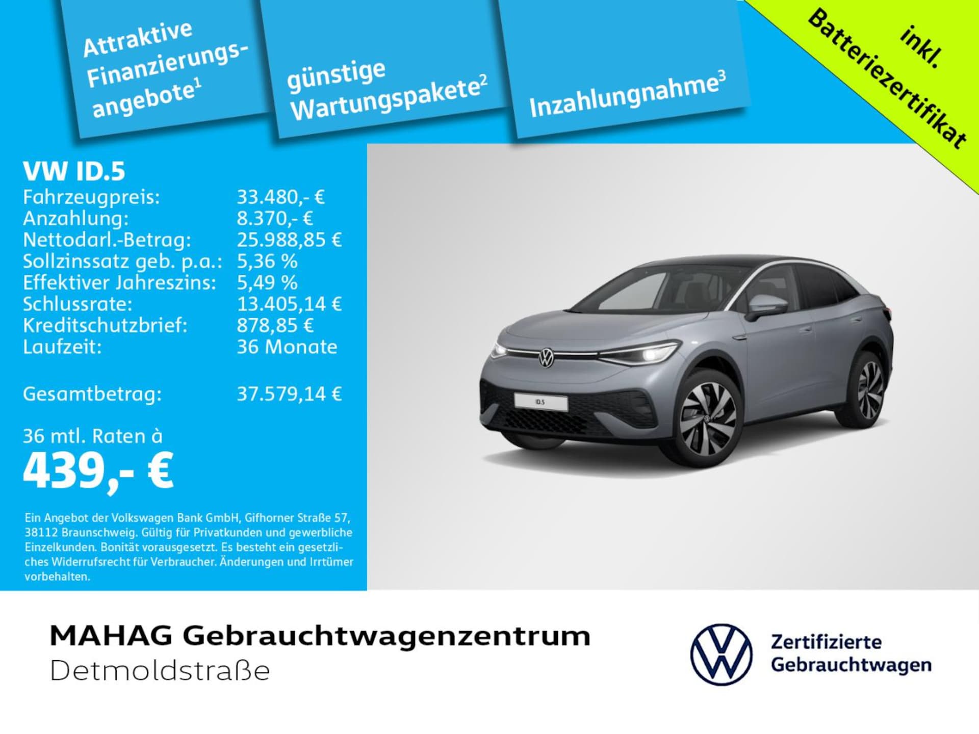 Volkswagen ID.5 Pro Performance