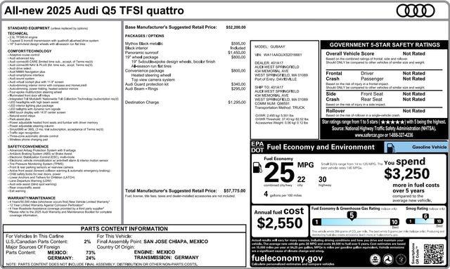 2025 Audi Q5