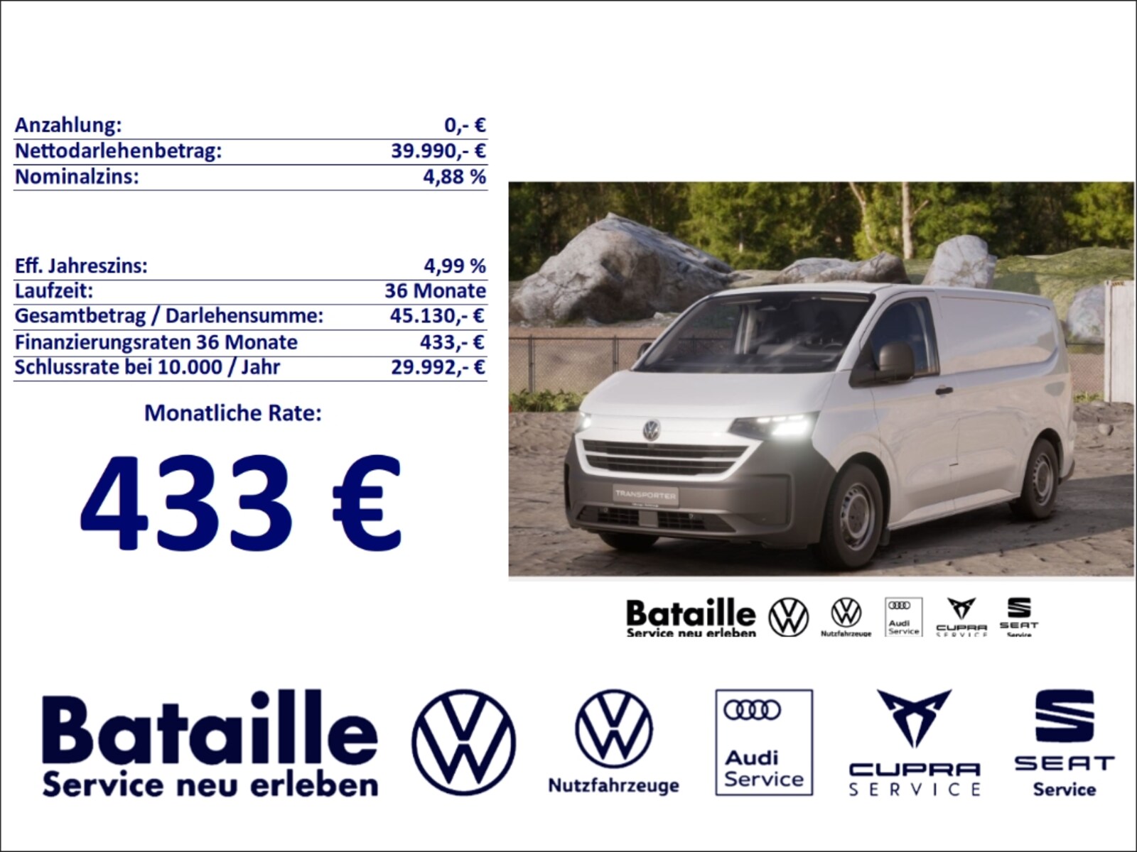 Volkswagen Transporter Kasten kurzer Radstand