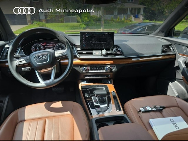 Used 2023 Audi Q5 Premium Plus with VIN WA1EAAFY4P2179612 for sale in Minneapolis, Minnesota