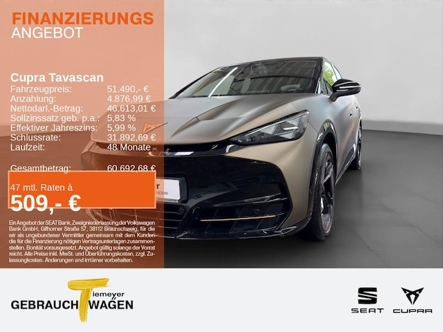CUPRA Tavascan VZ 4DRIVE MATRIX PANO HuD HEAT PUMP NAVI (SA027606)