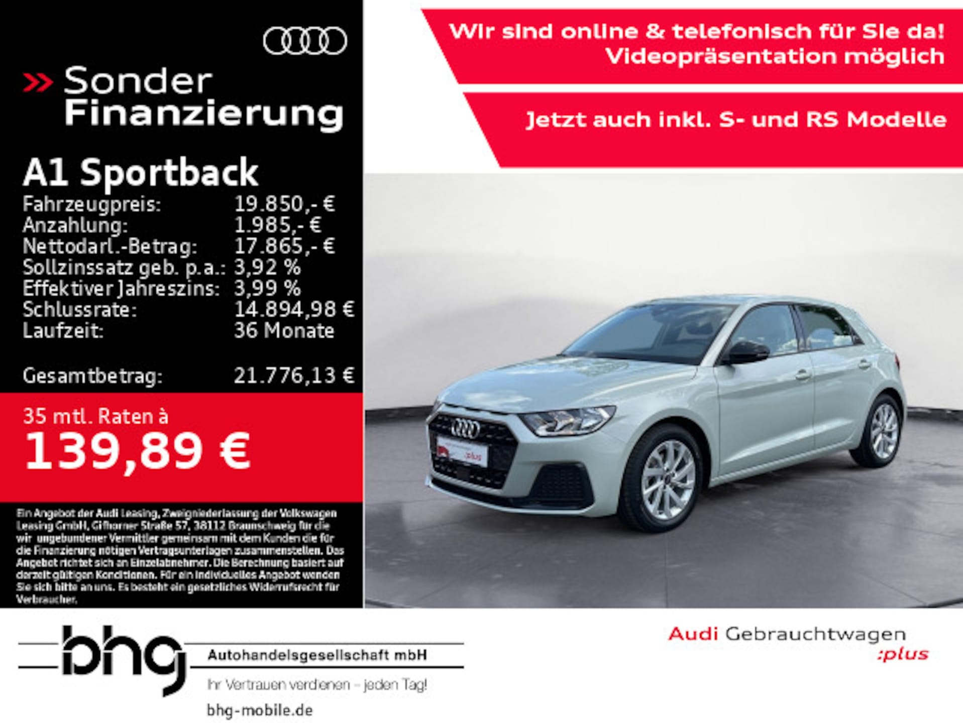 Audi A1 Sportback Advanced