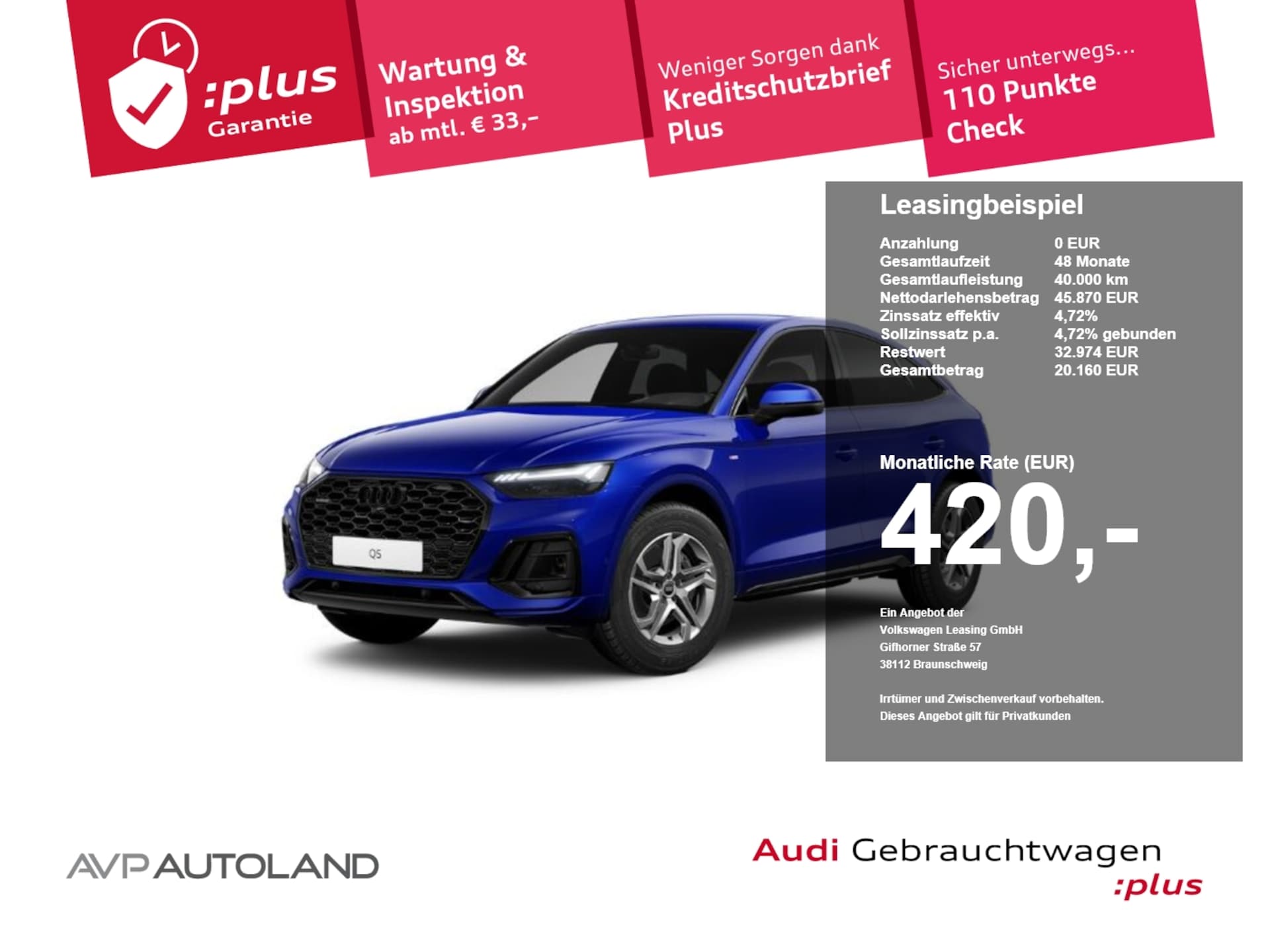 Audi Q5 Sportback S line
