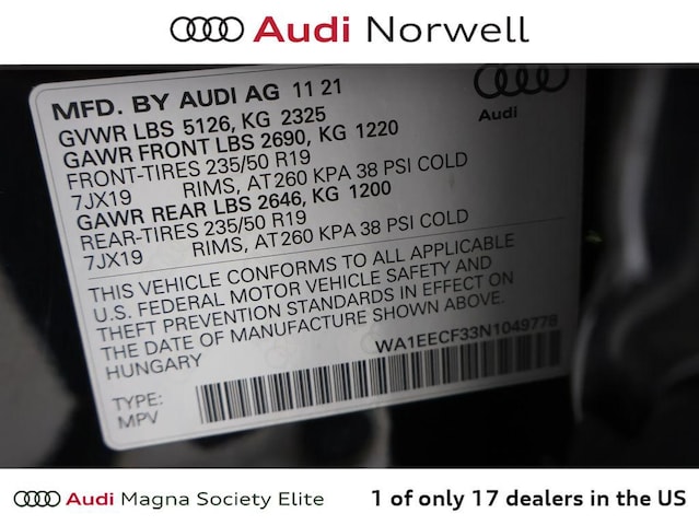 2022 Audi Q3 SUV