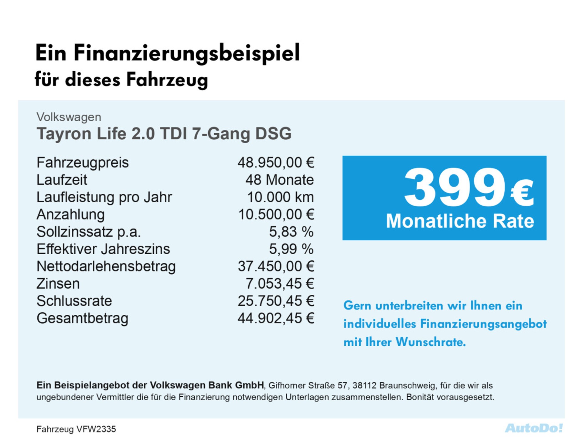 Volkswagen Tayron Life