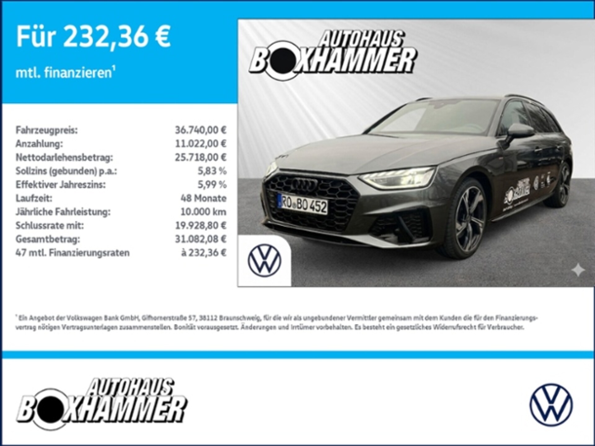 Audi A4 Avant S line