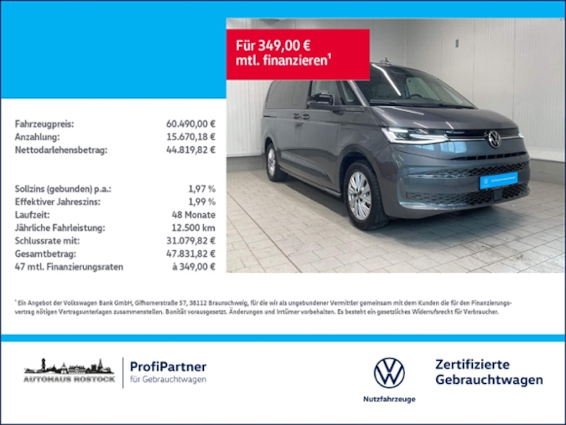 Volkswagen Multivan Langversion Life