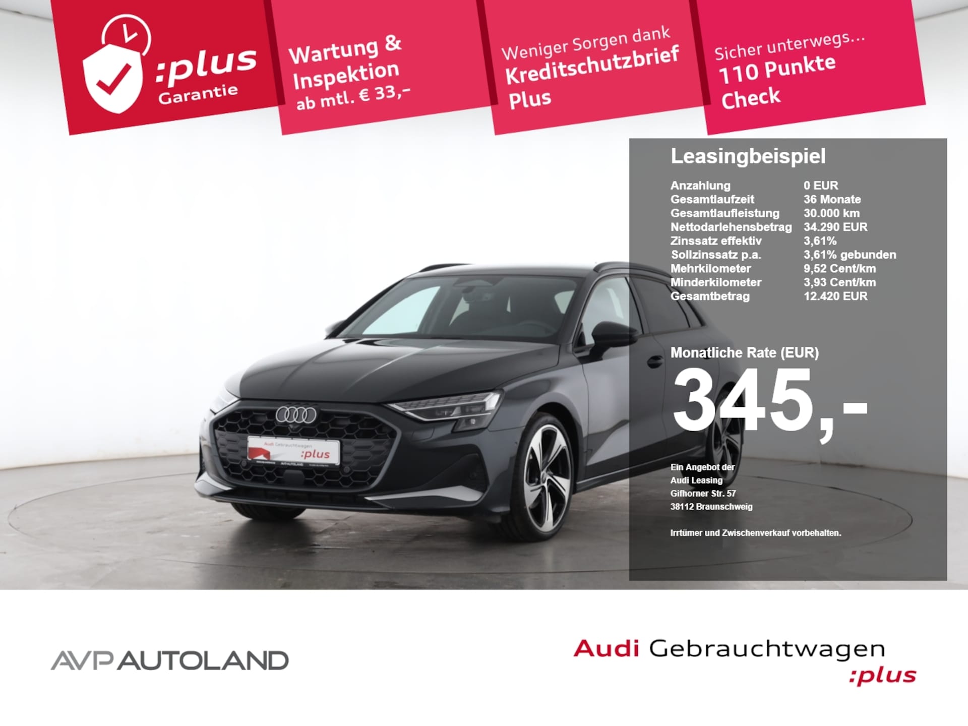 Audi A3 Sportback Advanced
