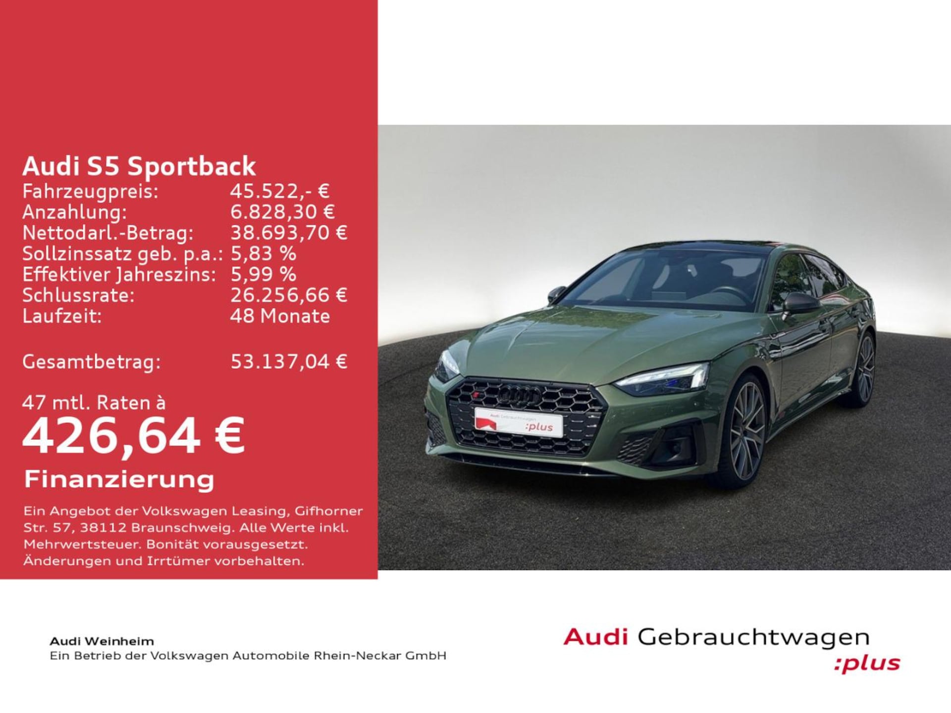 Audi S5 Sportback
